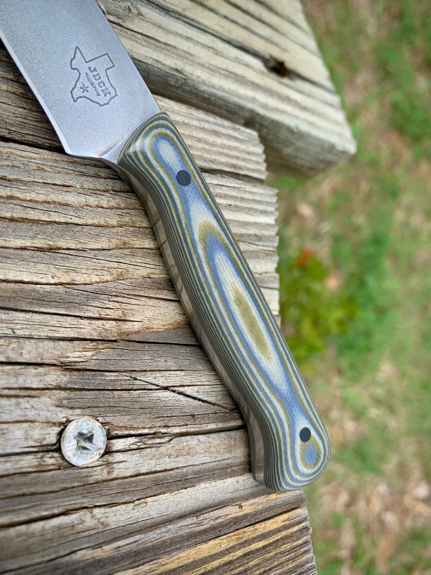 Gecko EDC - Green & Grey CamoG10/Kydex