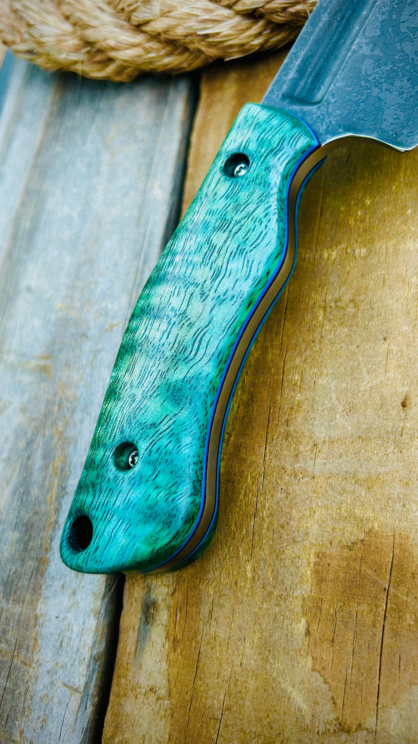 Custom 3V Camp Knife