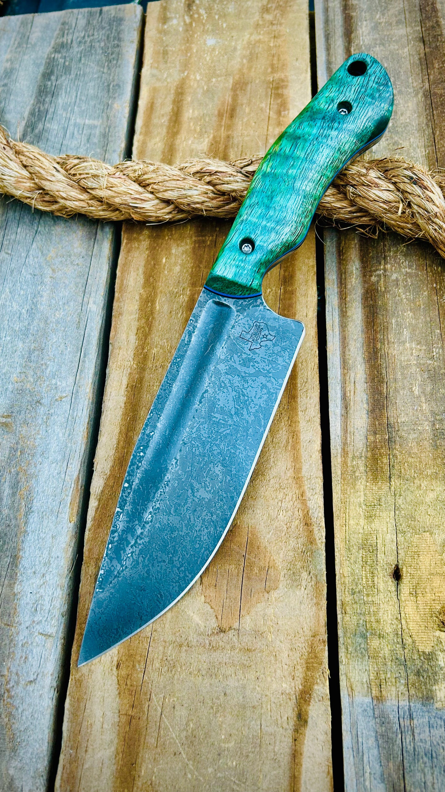 Custom 3V Camp Knife