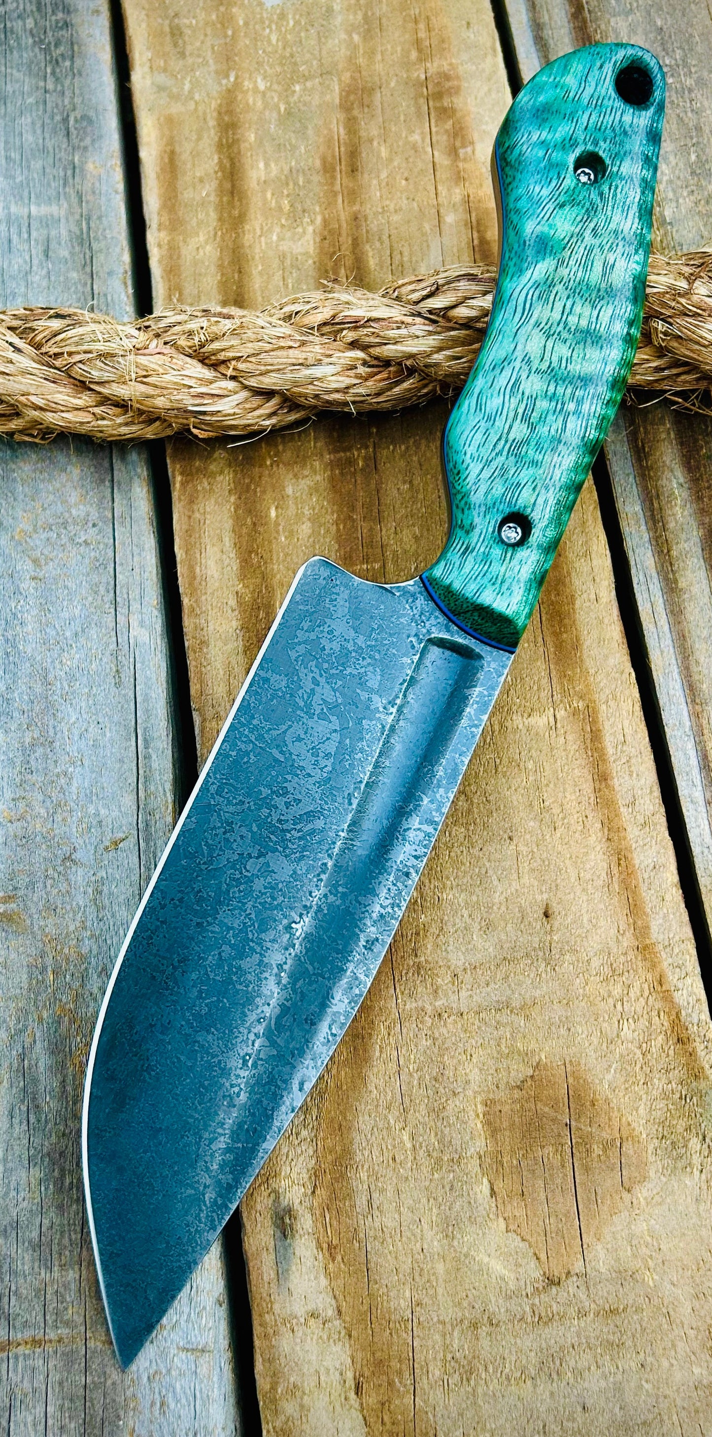 Custom 3V Camp Knife