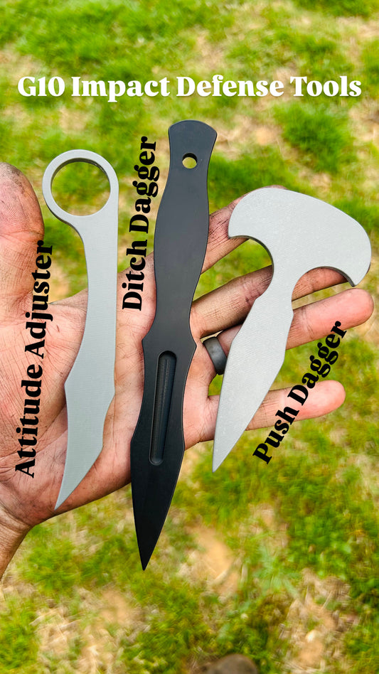 G10 Non Metallic Impact Defense Tools.