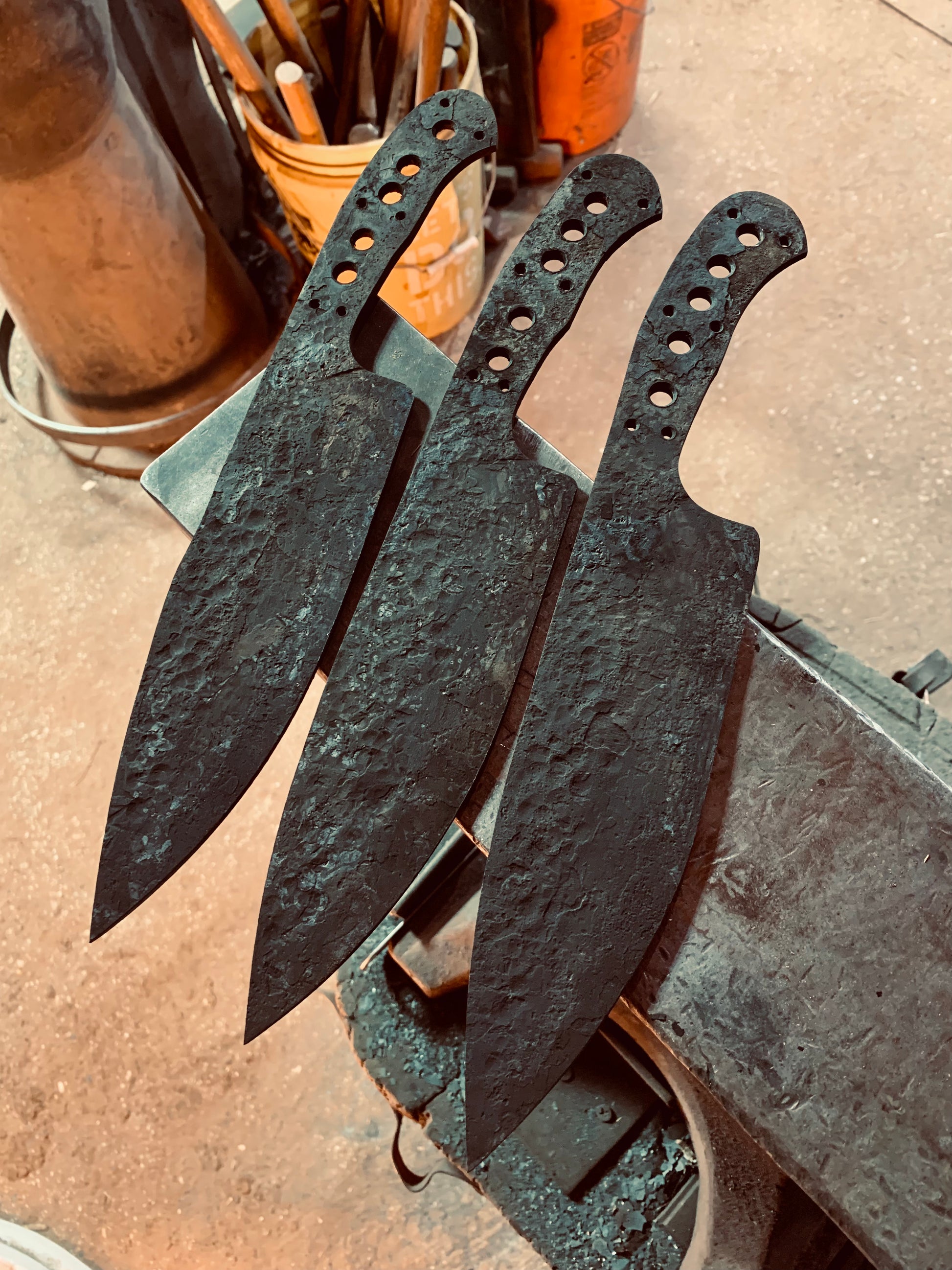 Forging Knives in College, 2020-10-21